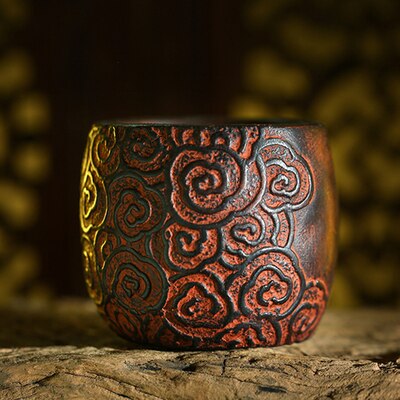 Cache pot en céramique style antique 9cm
