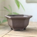 Cache pot en céramique style poterie grossière pour jardin intérieure_10