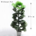 Grande Plante Artificielle à Feuilles de Monstera pour balcon_10