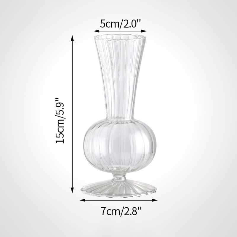 Transparent Glass Vases for Plant Bottle Flower Pot Nordic Creative Hydroponic Terrarium Arrangement Container Flower Table Vase Glass Vase XL